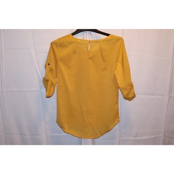 Mustard yellow top size small EUR size. - Picture 5 of 11